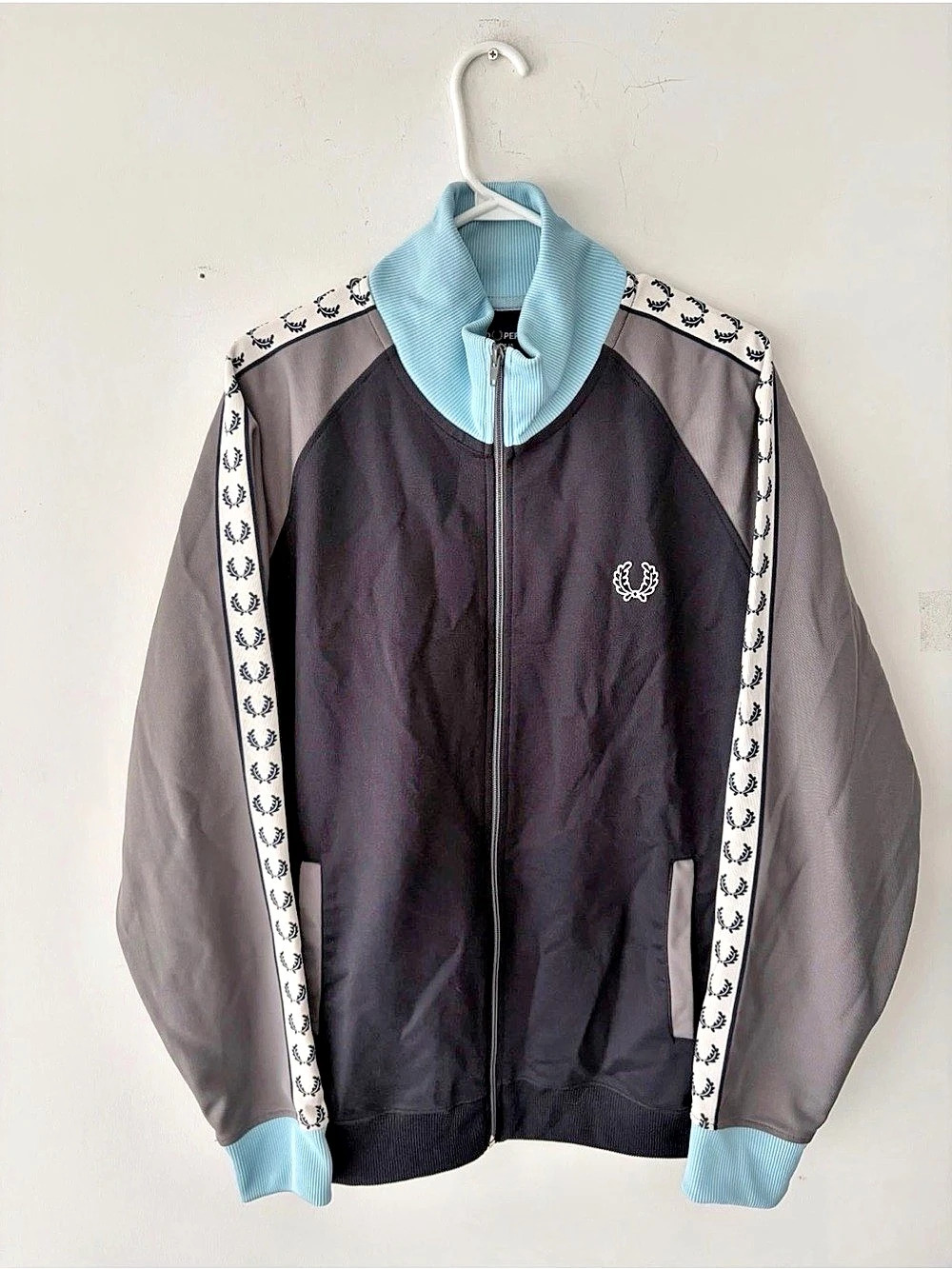 Vintage Fred Perry Taped Track Jacket Size XL